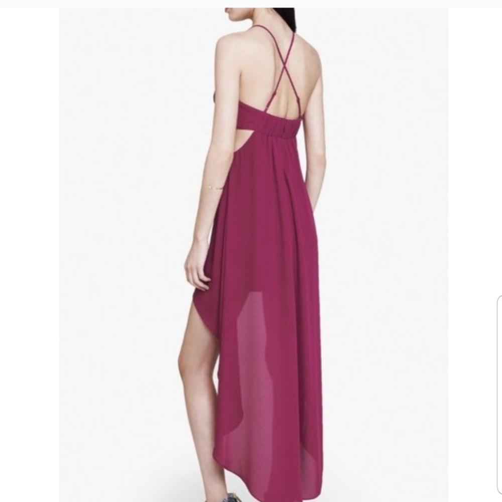 Hi-Lo cutout dress